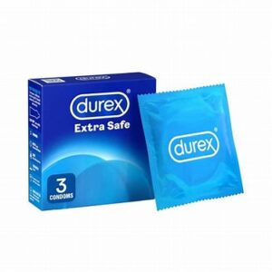 DUREX EXTRA SAFE * 3 CONDOMS