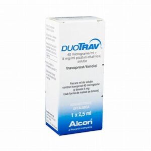 DUOTRAV 40MCG/5MG/2.5ML (NOVARTIS)